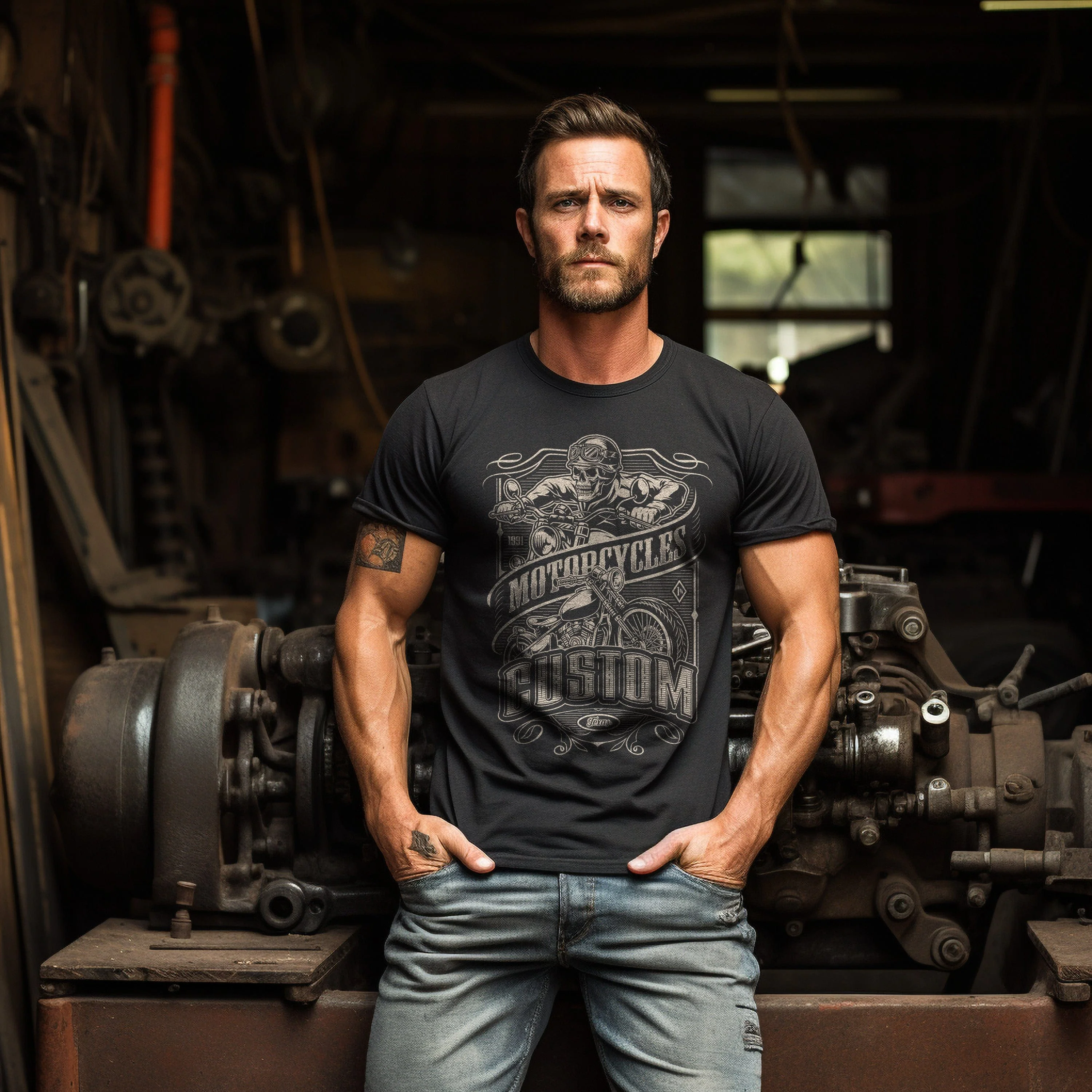 1991 Motorcycle T-Shirt - Image 4