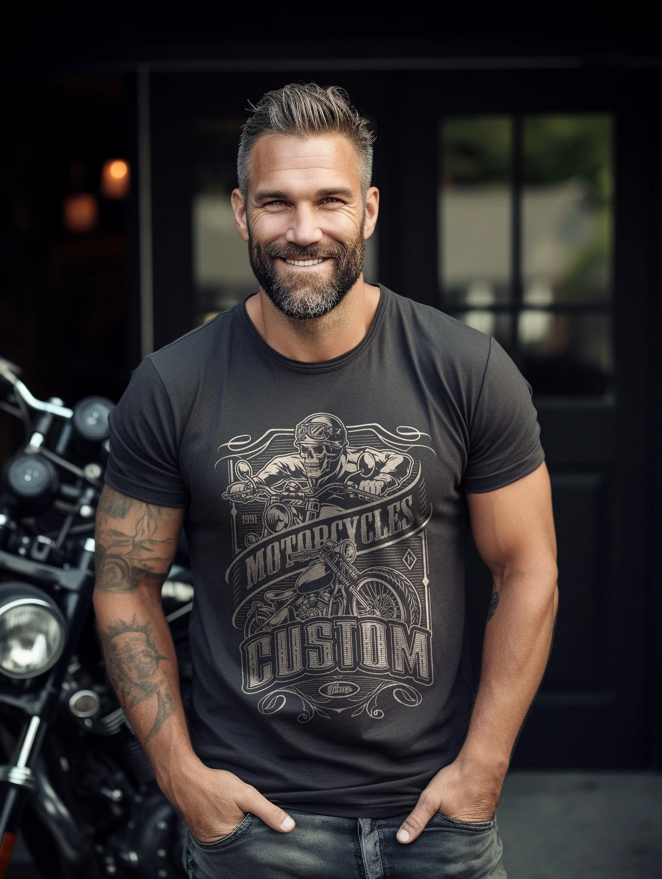 1991 Motorcycle T-Shirt - Image 8