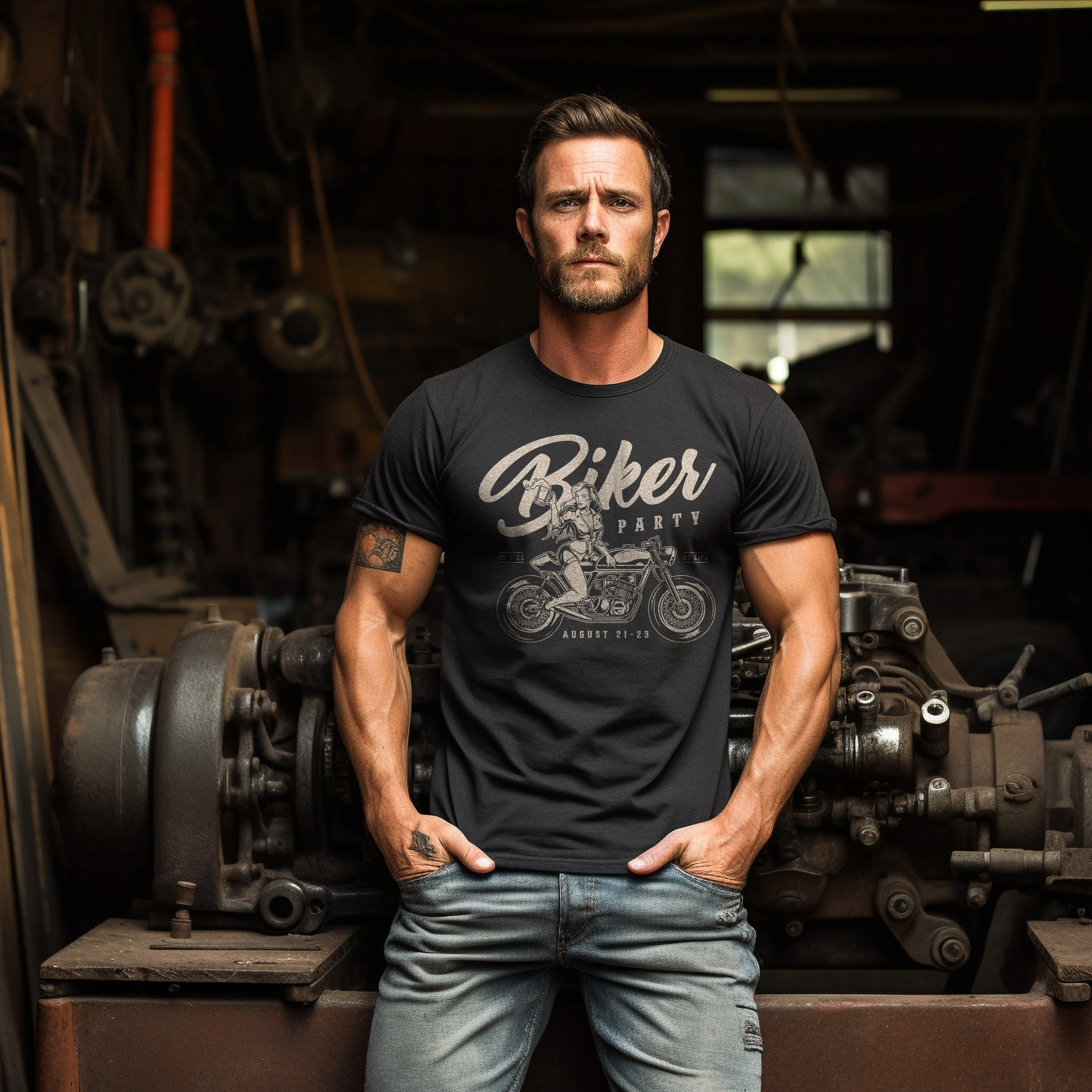 Biker Party T-Shirt - Image 5