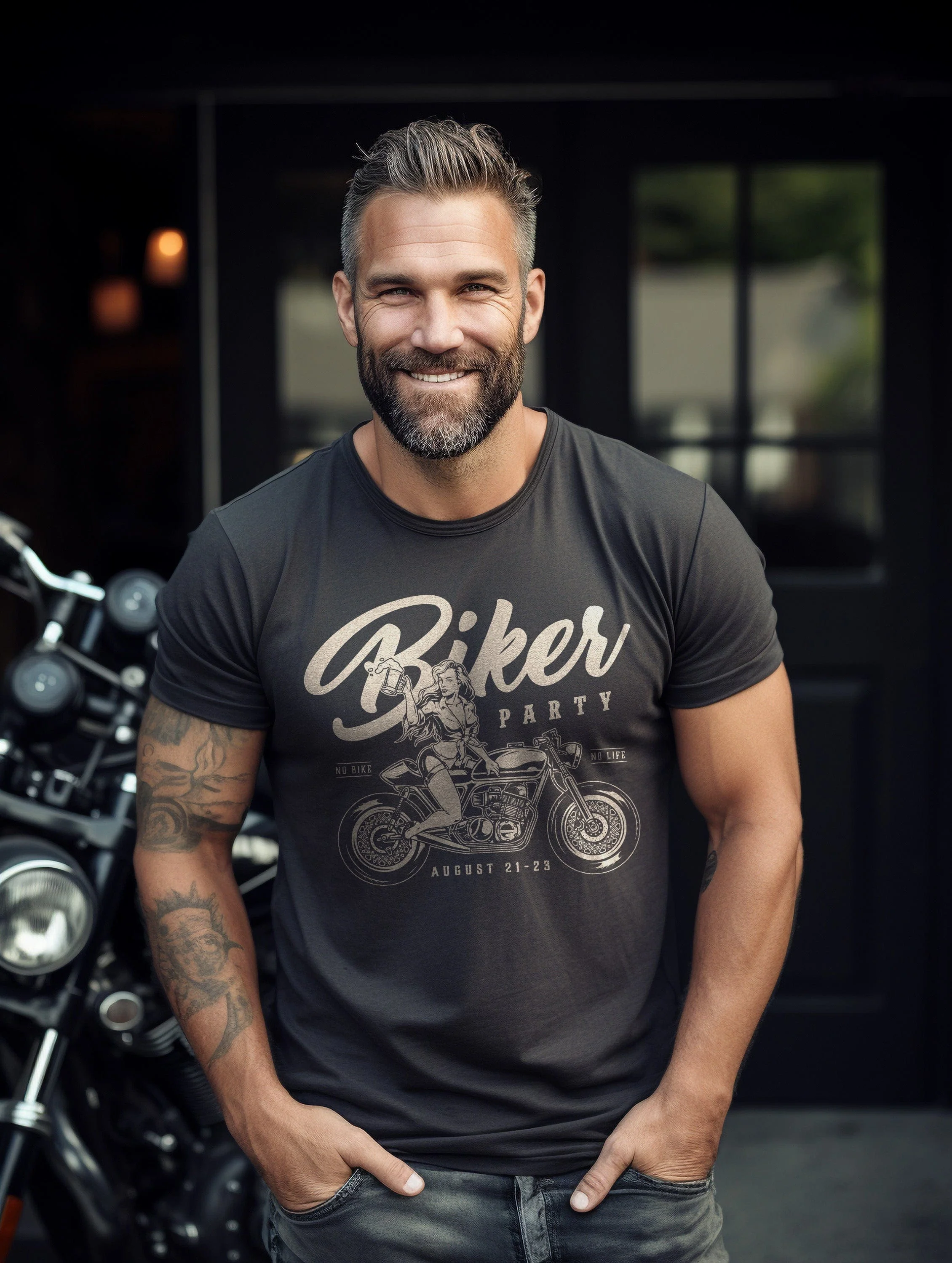 Biker Party T-Shirt - Image 8