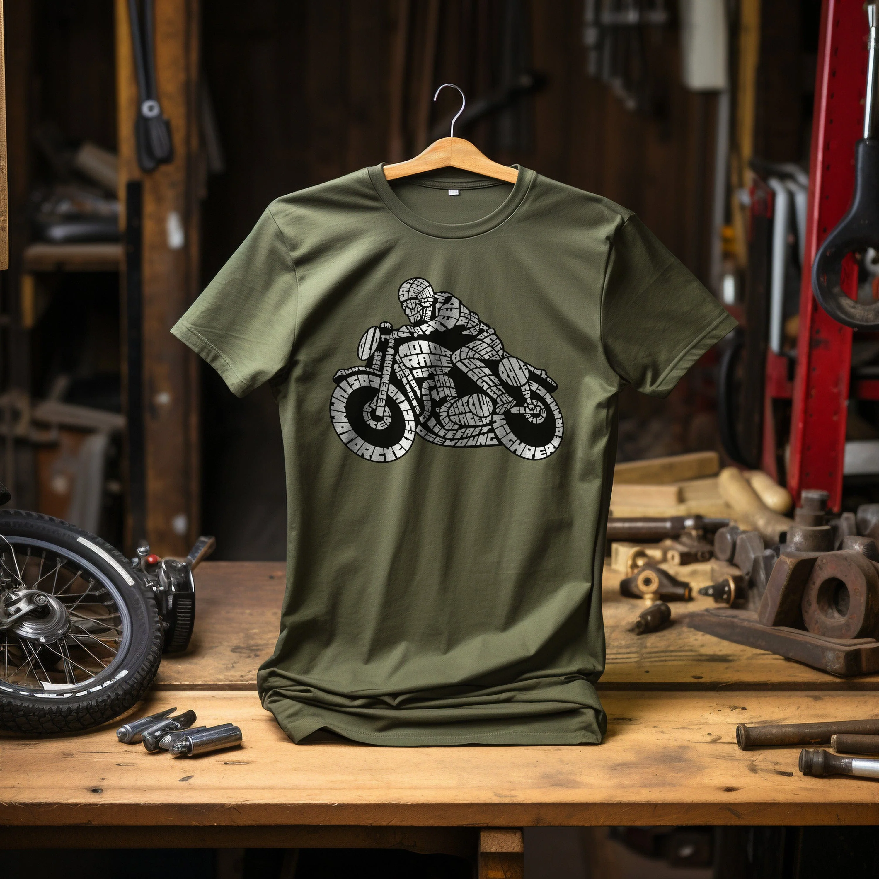 Bikers Cafe Racer T-Shirt - Image 18