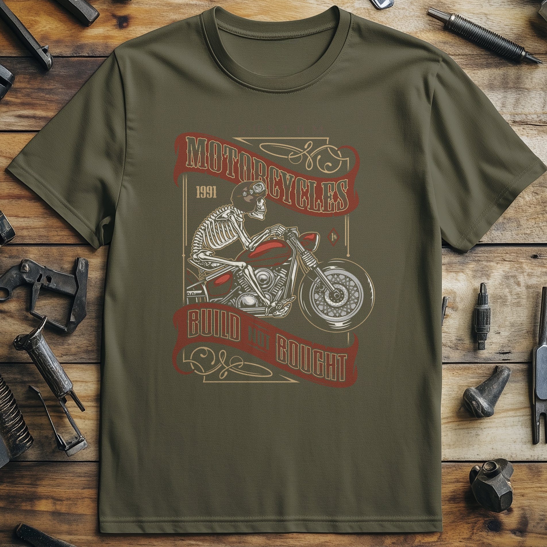 build not bought vintage T Shirt - Image 8