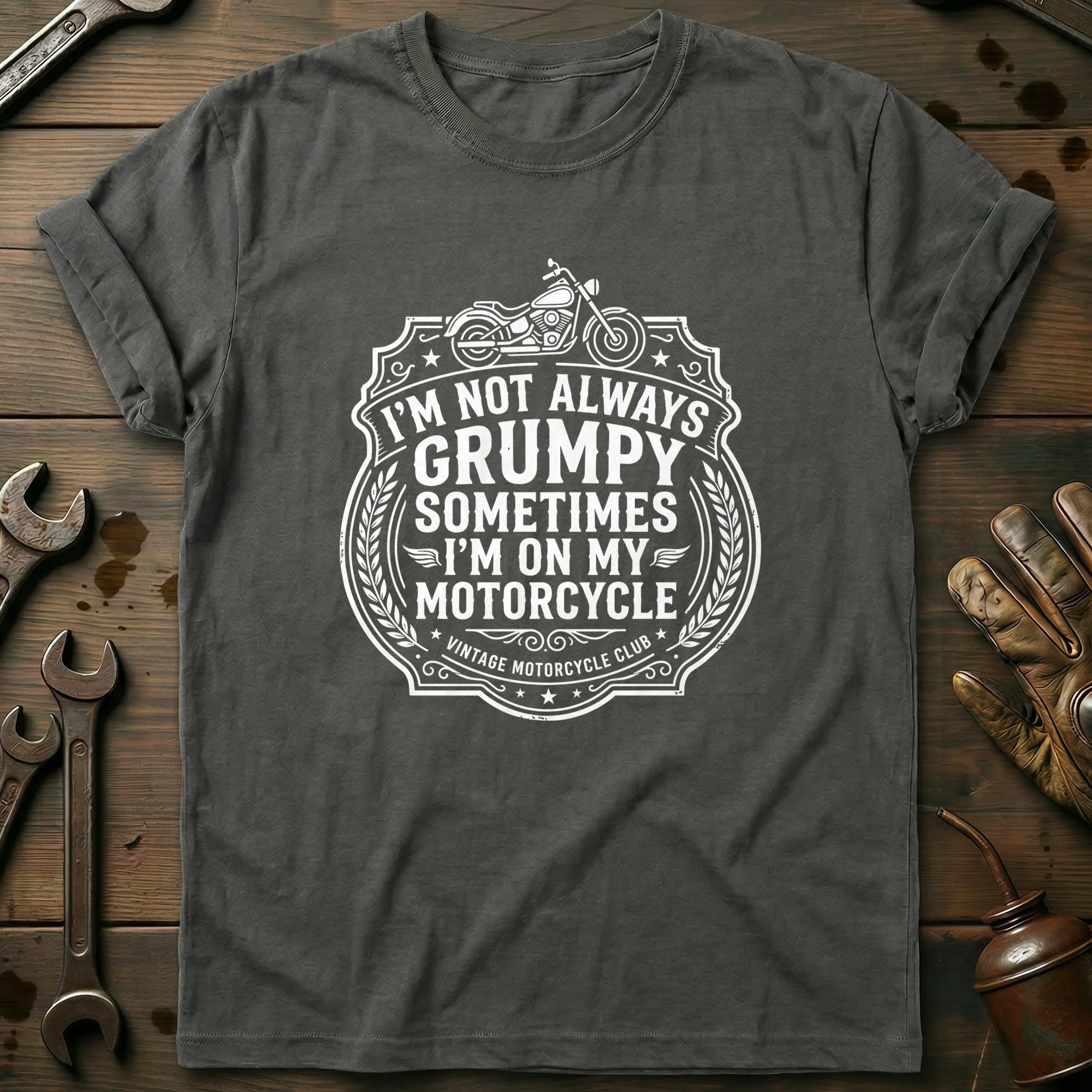 GRUMPY BADGE 031 T Shirt - Image 4