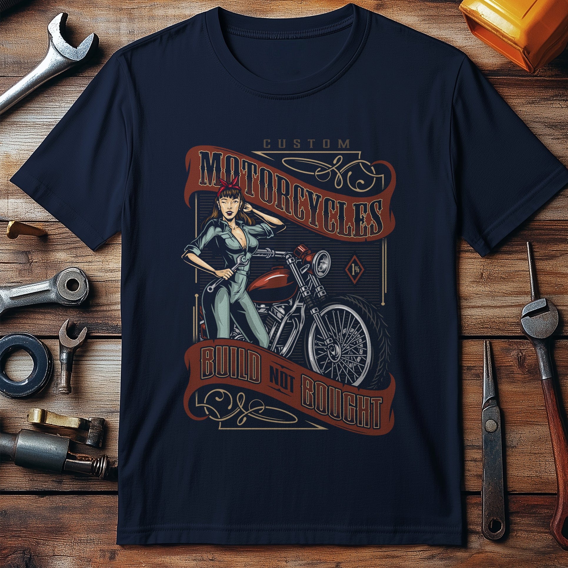 Motocycles Bought Vintage T Shirt - Image 7