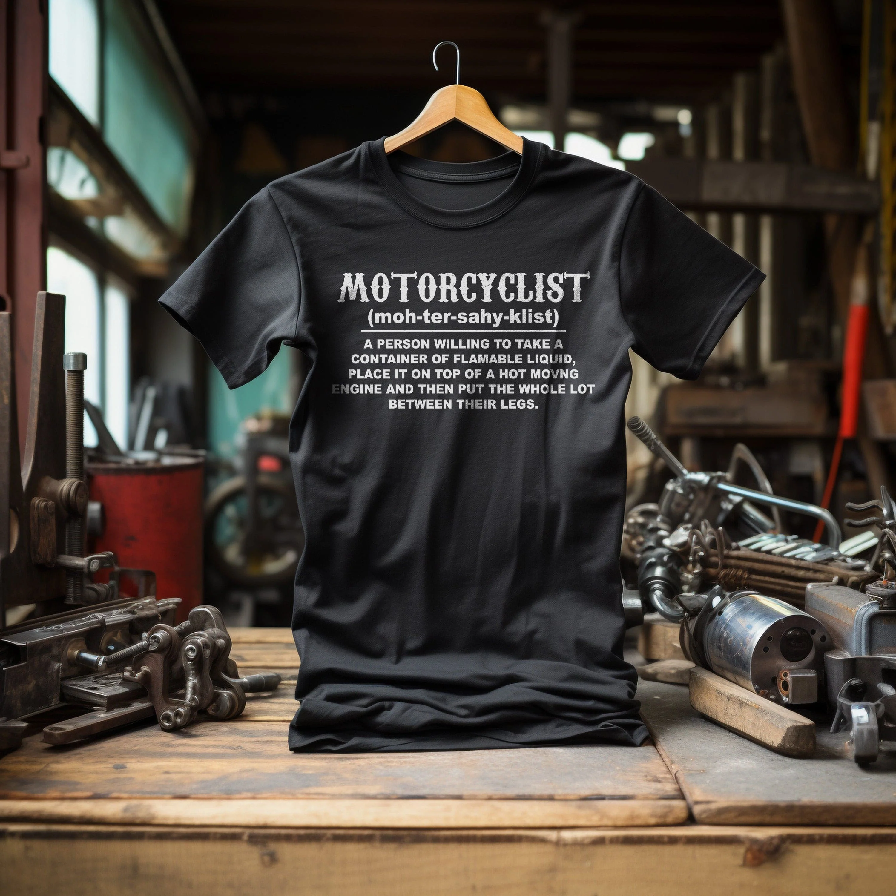 Motorcyclist T-Shirt - Image 3