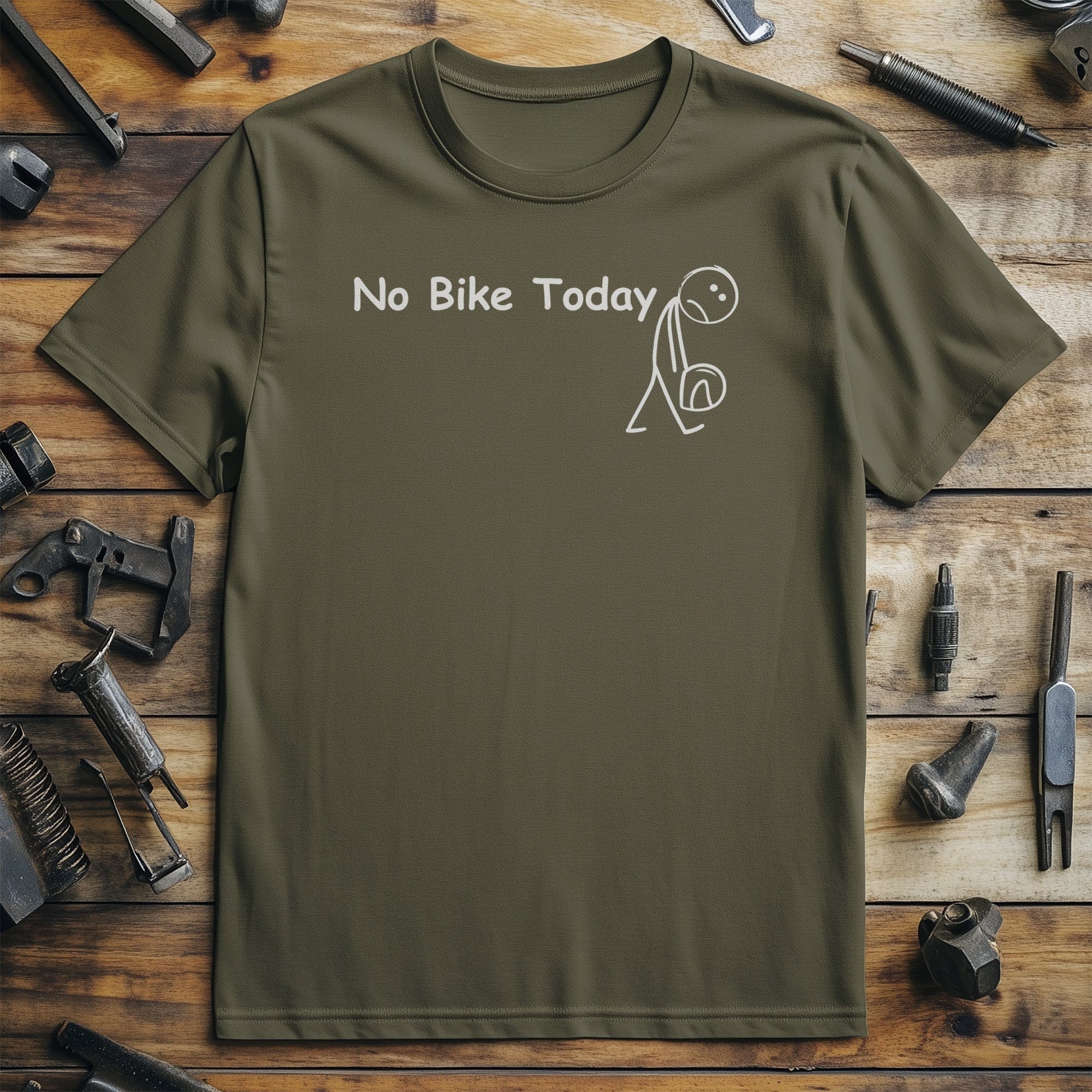 No Bike Today 2W T Shirt - Image 5